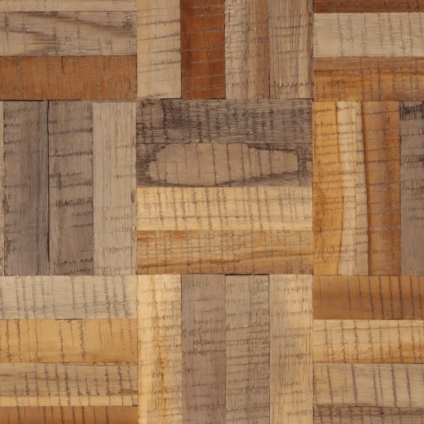 Panca 110x35x45 Cm In Teak Massello Di Recupero - Image 6