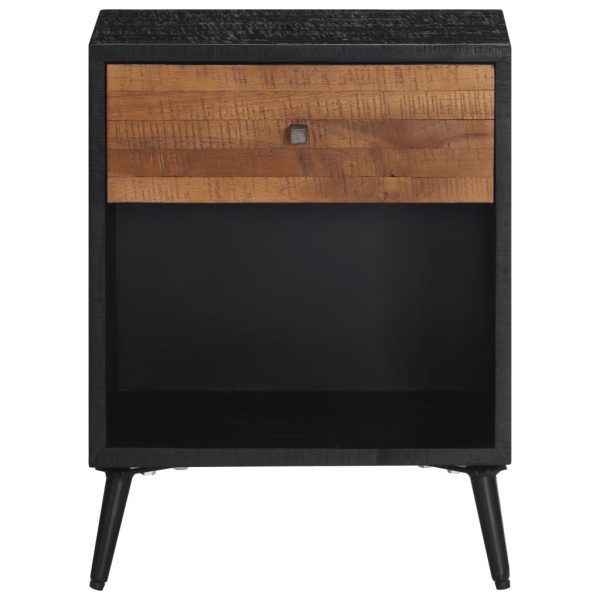 Comodino 40x30x50 Cm In Legno Massello Di Teak - Image 3