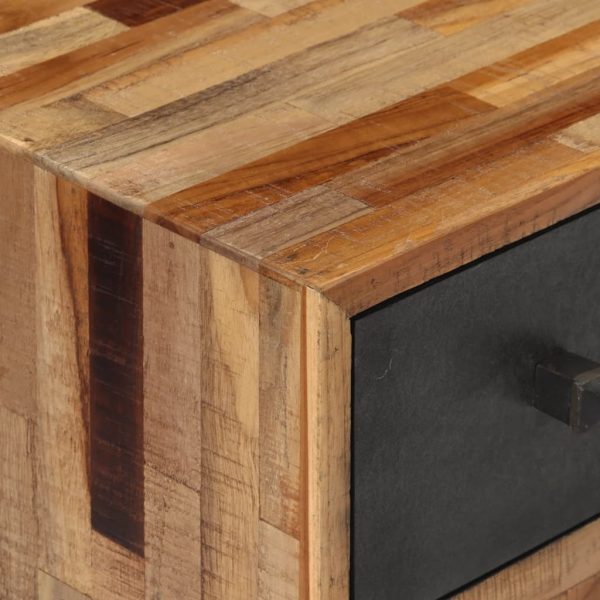 Comodino 47x31,5x60 Cm In Legno Massello Di Teak - Image 6
