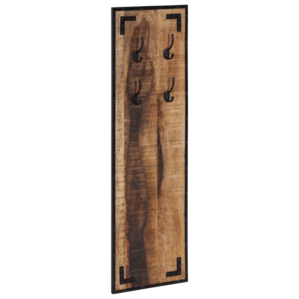 Appendiabiti 35x8x110 Cm In Legno Massello Grezzo Di Mango