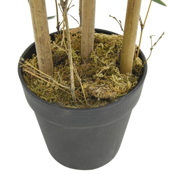 Albero Bambù Artificiale 500 Foglie 80 Cm Verde - Image 3