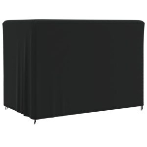 Copertura Altalena Da Giardino Nera 220x150x150cm 420d Oxford