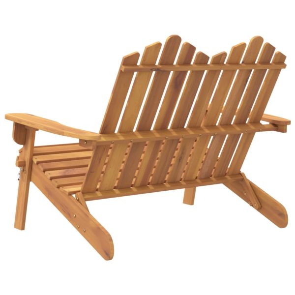 Panchina Da Giardino Adirondack 126 Cm Legno Massello Di Acacia - Image 5