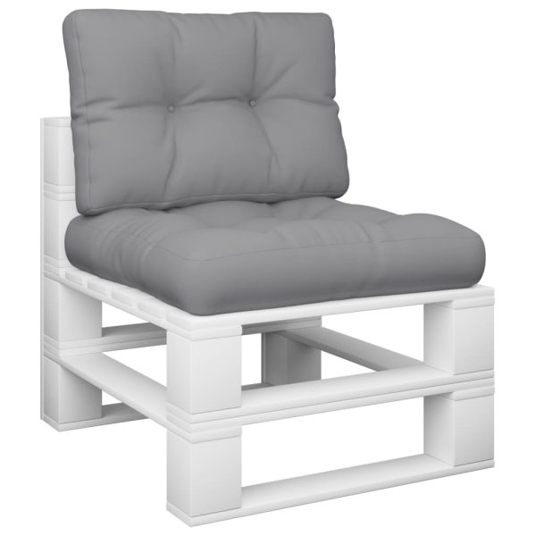 Cuscini Per Pallet 2 Pz Grigi In Tessuto - Image 3