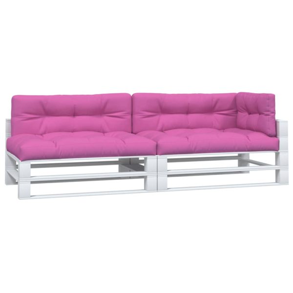 Cuscini Per Pallet 5 Pz Rosa In Tessuto - Image 3