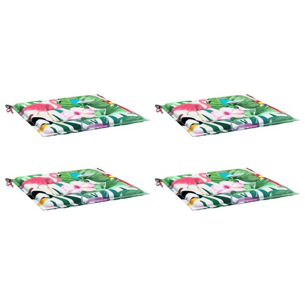 Cuscini Per Sedia 4 Pz Multicolore 50x50x3 Cm In Tessuto - Image 3