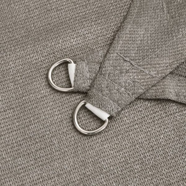 Vela Parasole 160 G/m² Quadrata Grigio Chiaro 6x6 M In Hdpe - Image 6