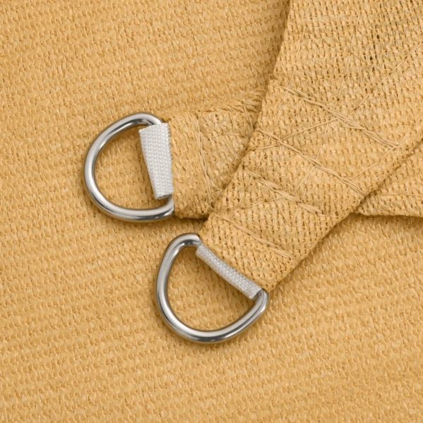 Vela Parasole 160 G/m² Trapezio Grigio Chiaro 3/4x2 M In Hdpe - Image 6