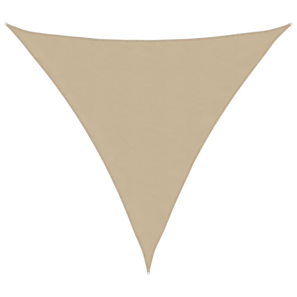 Parasole A Vela Oxford Triangolare 5x5x5 M Beige