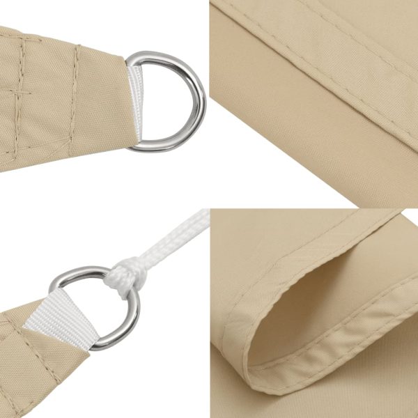 Parasole A Vela Oxford Triangolare 5x5x5 M Beige - Image 4