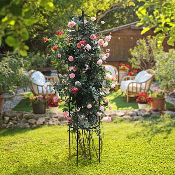 Hi Arco Da Giardino Verde 40x40x200 Cm In Acciaio - Image 3