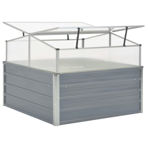Serra 100x100x85 Cm In Acciaio Zincato Grigio - Image 4