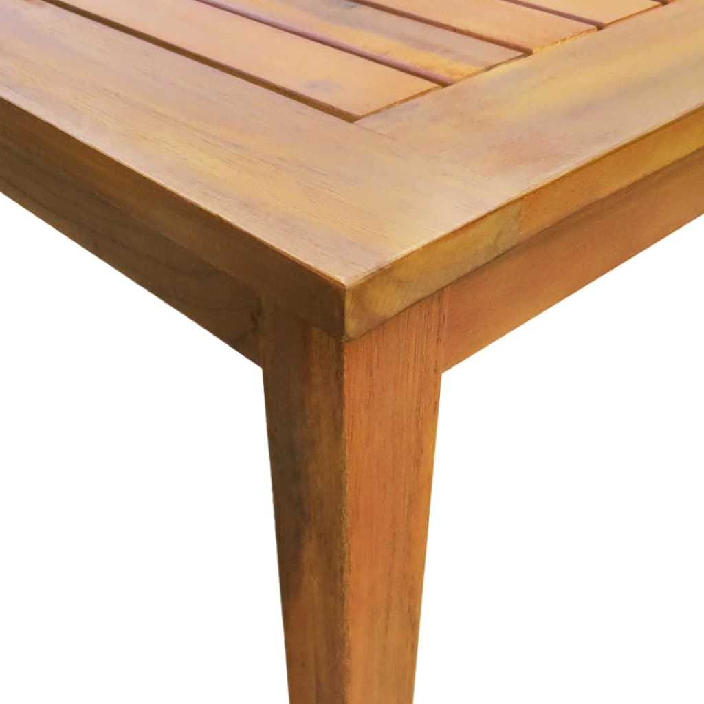 Set Da Pranzo Da Giardino 5 Pz In Legno Massello Di Acacia - Image 3