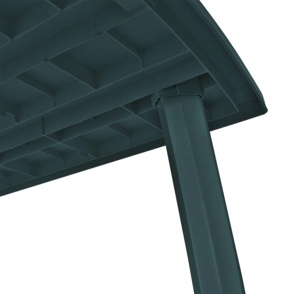 Tavolo Da Giardino Verde 210x96x72 Cm In Plastica - Image 4