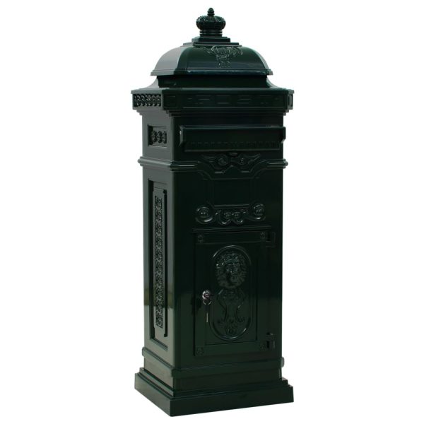 Cassetta Della Posta In Alluminio Inossidabile Vintage Verde - Image 2