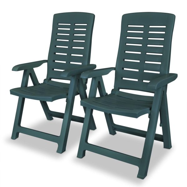 Sedie Da Giardino 2 Pz In Plastica Verde