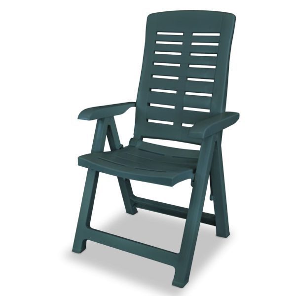 Sedie Da Giardino 2 Pz In Plastica Verde - Image 3
