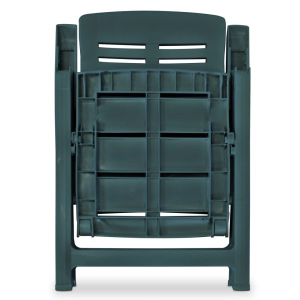 Sedie Da Giardino 2 Pz In Plastica Verde - Image 6