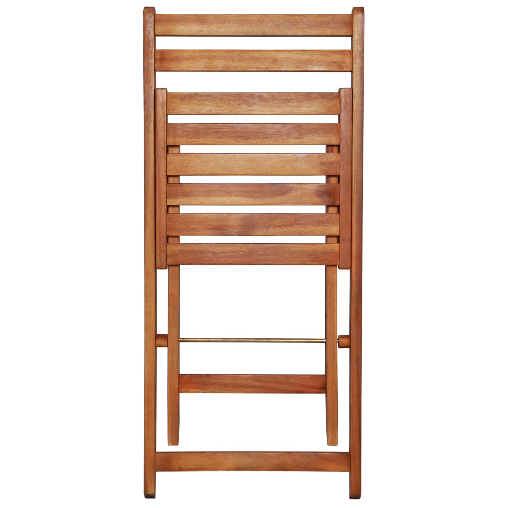 Sedie Da Bistrò Per Esterni 2 Pz In Legno Massello Di Acacia - Image 5