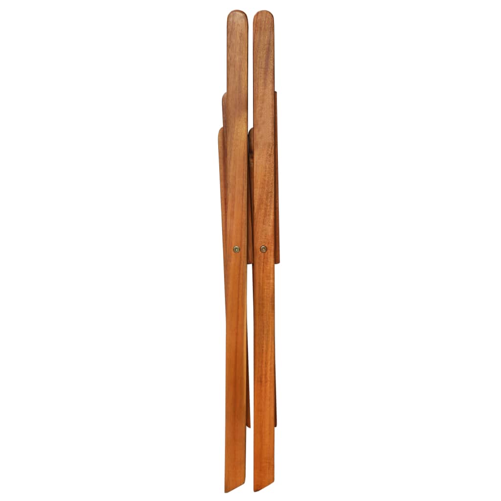Sedie Da Bistrò Per Esterni 2 Pz In Legno Massello Di Acacia - Image 6