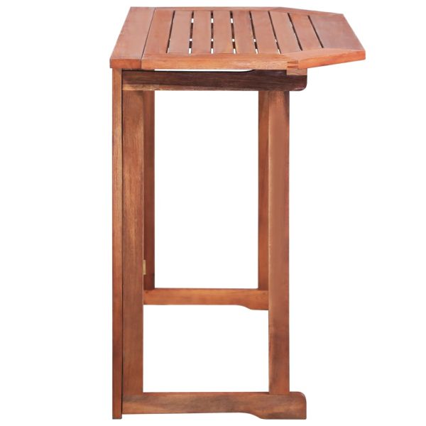 Tavolo Da Bistrot 90x50x75 Cm In Legno Massello Di Acacia - Image 4