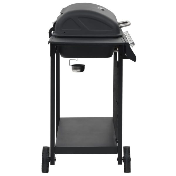 Barbecue Griglia A Gas Con 6 Fornelli Acciaio Nero - Image 3