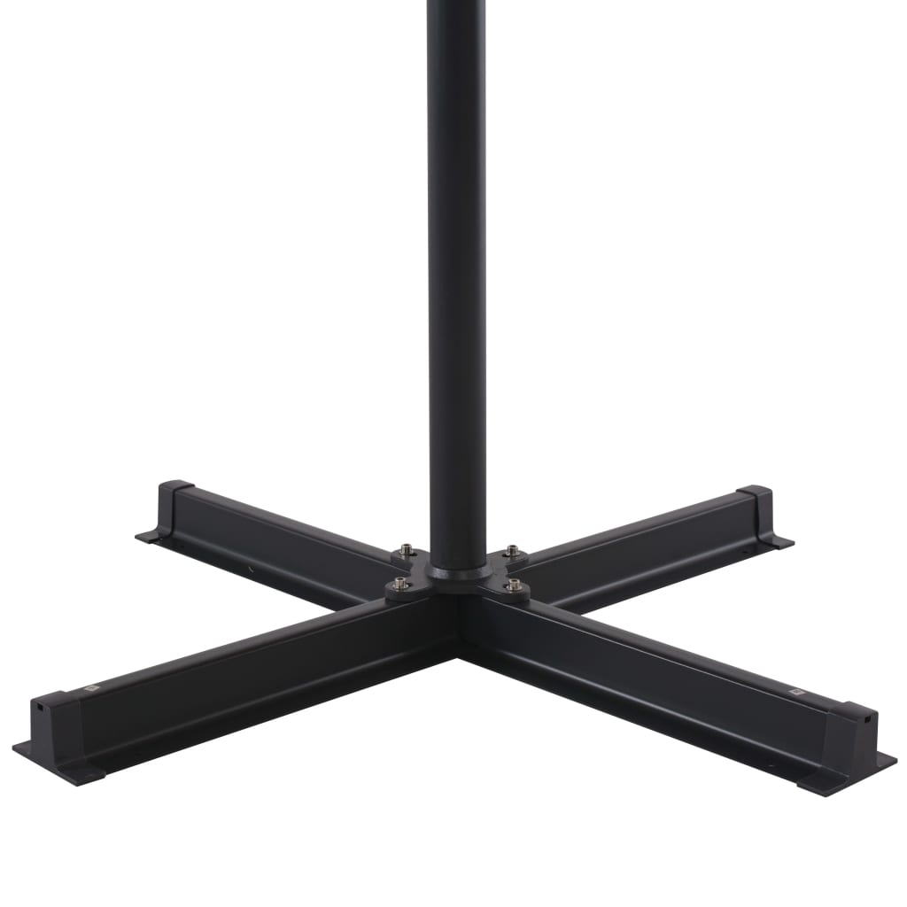 Ombrellone Da Esterni Con Palo In Alluminio 500 Cm Antracite - Image 6