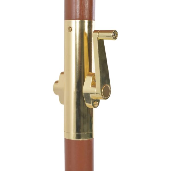 Ombrellone Da Esterni Con Palo In Legno 300 Cm Antracite - Image 6