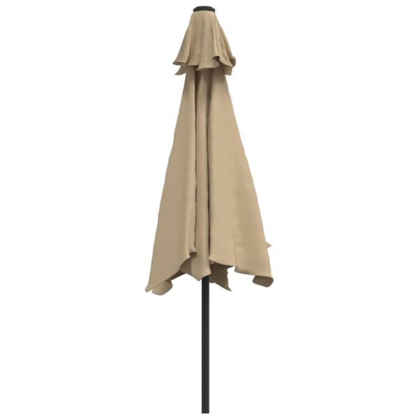 Ombrellone Da Esterni Con Led E Palo In Acciaio 300cm Talpa - Image 5