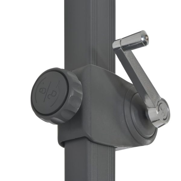 Ombrellone A Sbalzo Con Palo In Alluminio 250x250 Cm Tortora - Image 6