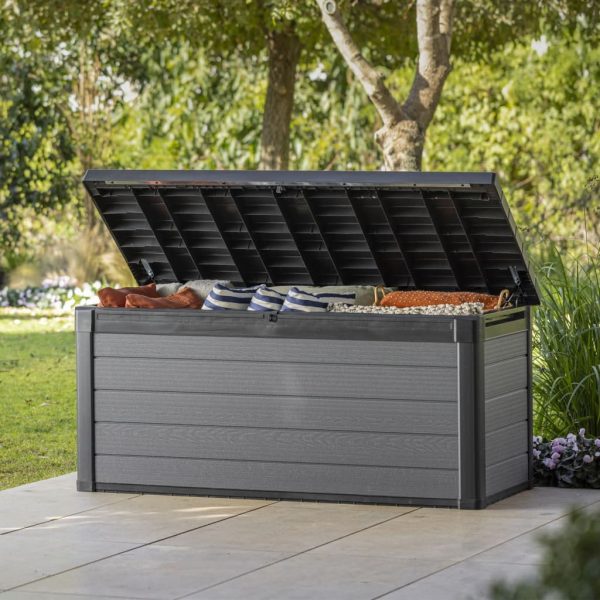 Keter Contenitore Portaoggetti Da Esterno Cortina 570 L Grigio - Image 3