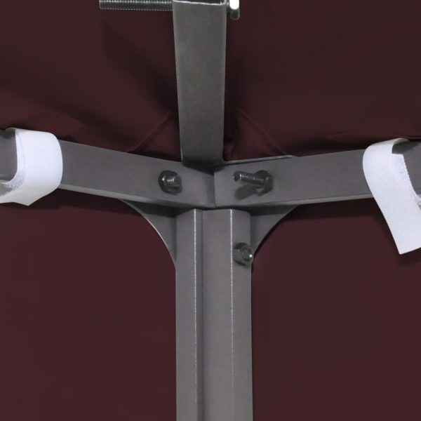 Copertura Superiore Per Gazebo A 2 Strati 310g/m² 4x3m Bordeaux - Image 4
