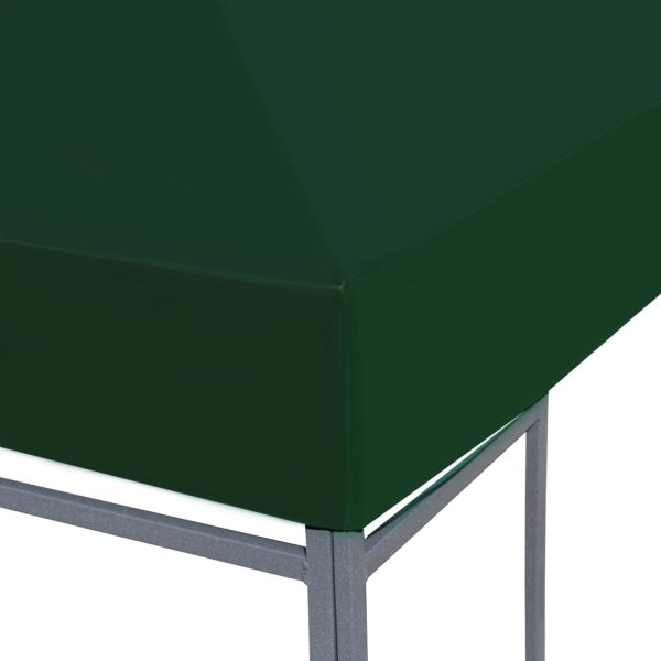 Copertura Superiore Per Gazebo 310 G/m² 4x3m Verde - Image 3
