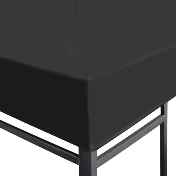 Copertura Superiore Per Gazebo 310 G/m² 4x3m Grigia - Image 3