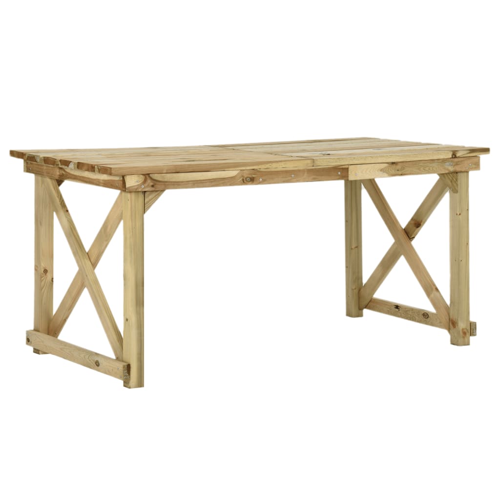 Tavolo Da Giardino 160x79x75 Cm In Legno