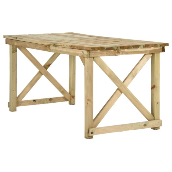 Tavolo Da Giardino 160x79x75 Cm In Legno - Image 4