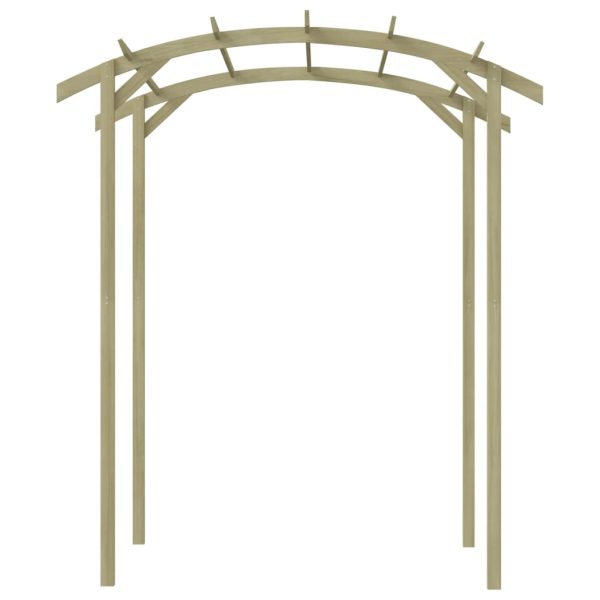Pergola Da Giardino Legno Di Pino Impregnato 180x197x210 cm - Image 3