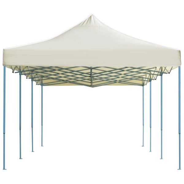 Gazebo Pieghevole PoP-Up 3x9 M Crema - Image 3