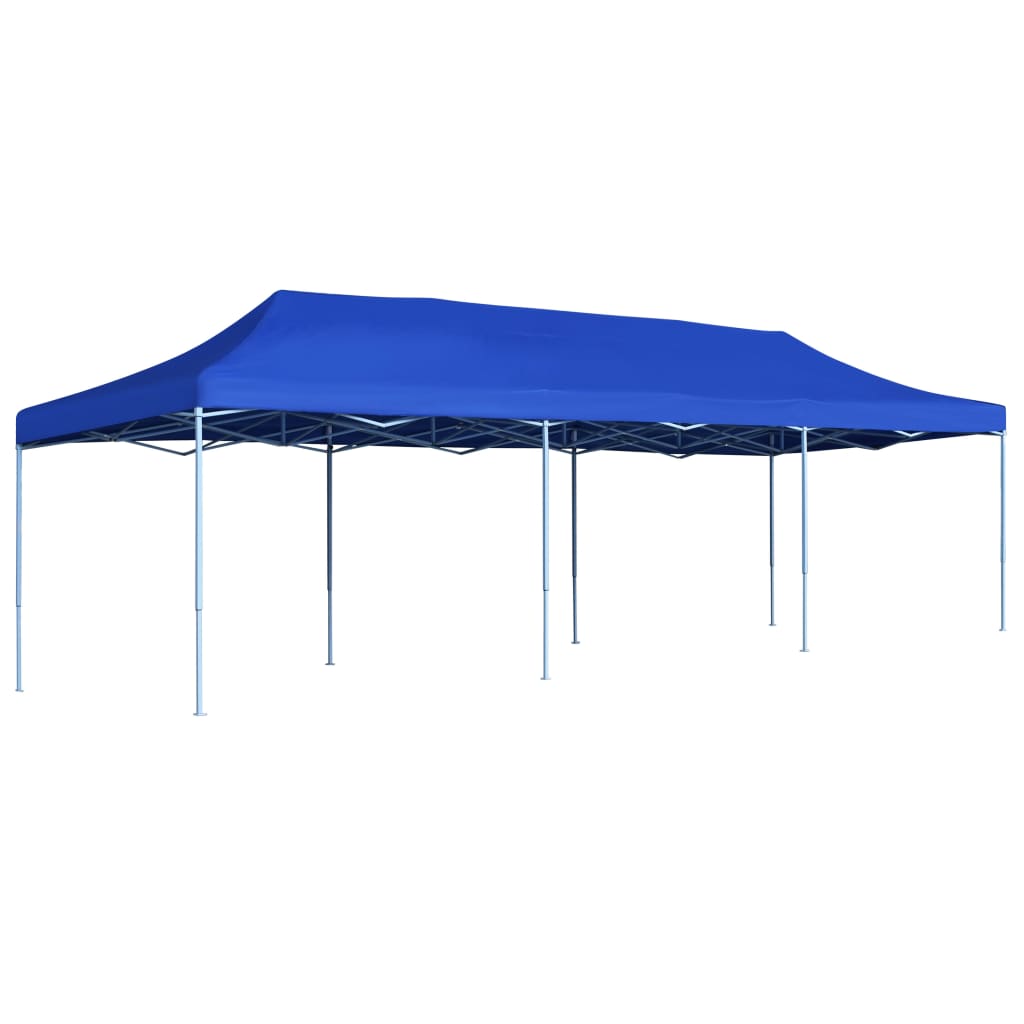 Gazebo Pieghevole PoP-Up 3x9 M Blu