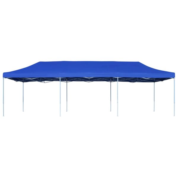 Gazebo Pieghevole PoP-Up 3x9 M Blu - Image 3