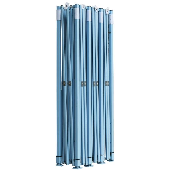 Gazebo Pieghevole PoP-Up 3x9 M Blu - Image 5