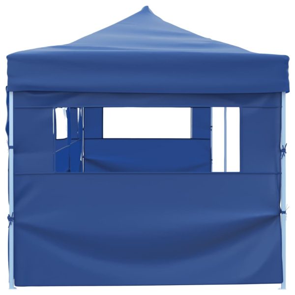 Tenda Pieghevole PoP-Up Con 5 Pareti Laterali 3x9 M Blu - Image 3