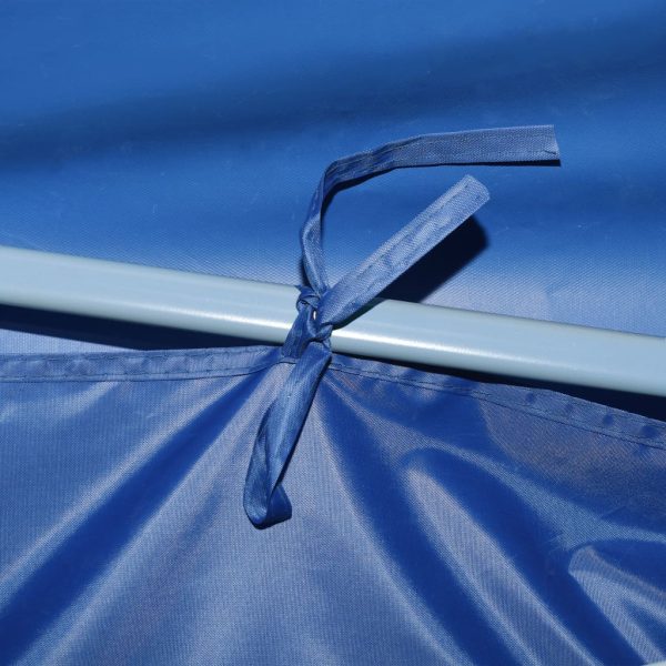 Tenda Pieghevole PoP-Up Con 5 Pareti Laterali 3x9 M Blu - Image 4