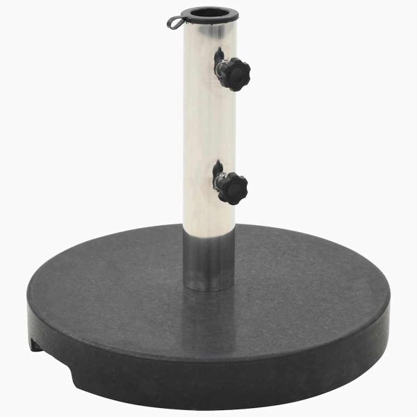 Base Per Parasole Circolare In Granito Nera 20 kg - Image 2