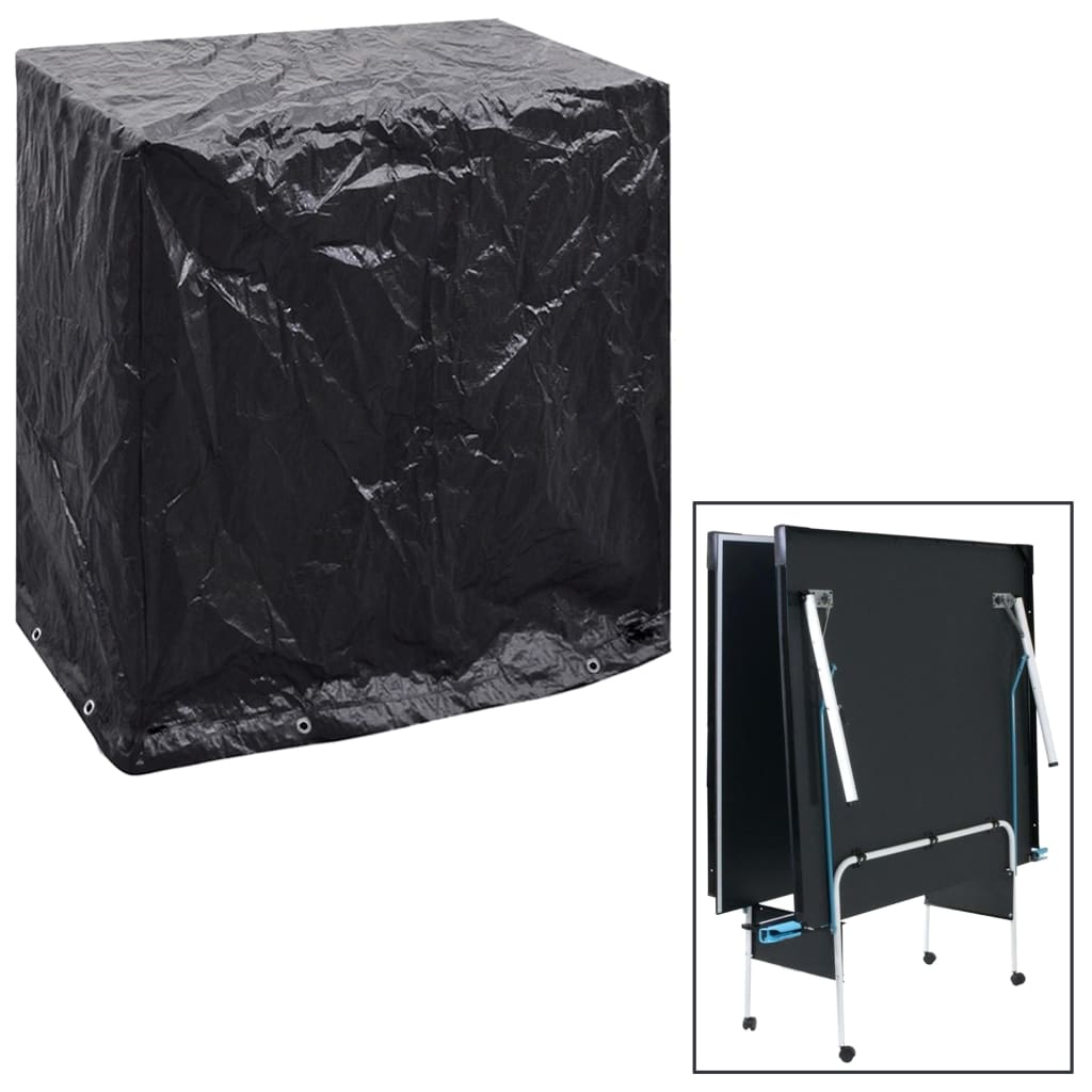 Copertura Per Tavolo Da Ping Pong Con 8 Occhielli 160x55x182 cm