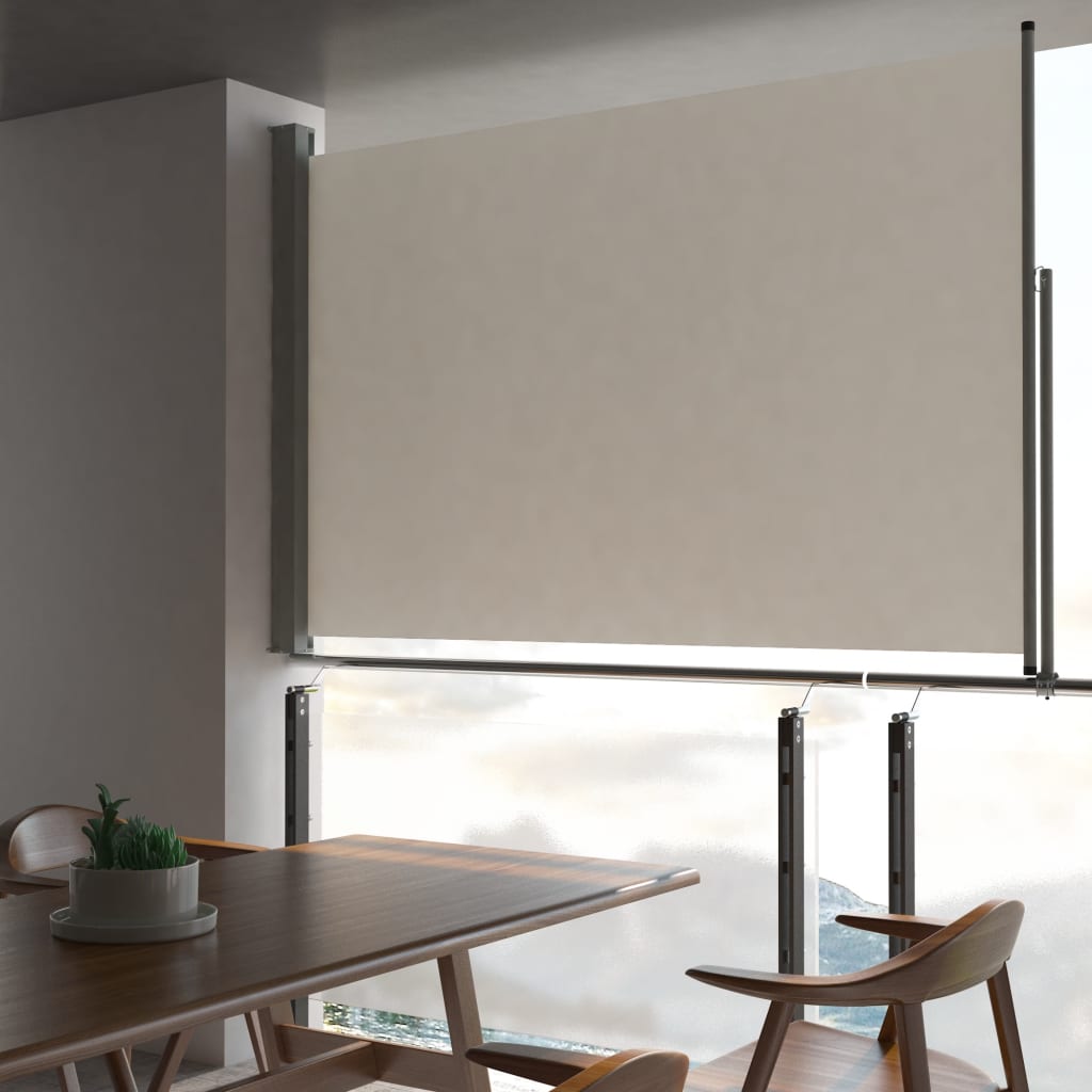 Tenda Da Sole Laterale Retrattile 160 X 300 Cm Crema