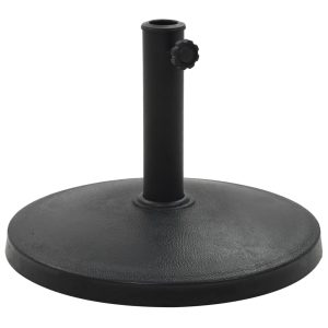 Base Per Parasole Rotonda In Poliresina 10 Kg Nera