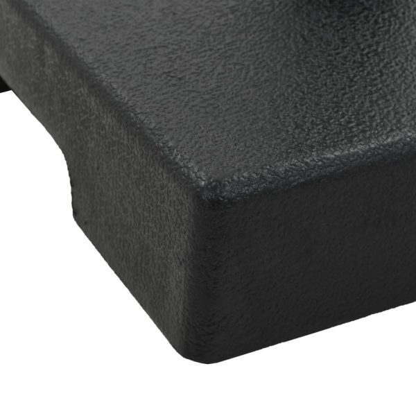 Base Per Parasole Quadrata In Poliresina 8 Kg Nera - Image 4