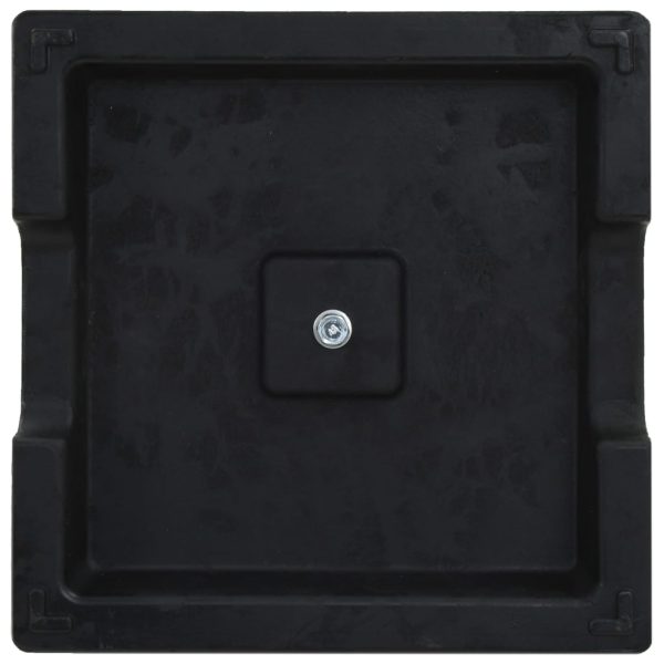 Base Per Parasole Quadrata In Poliresina 8 Kg Nera - Image 5