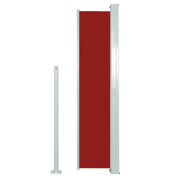 Tenda Da Sole Laterale Retrattile 140 X 300 Cm Rossa - Image 4